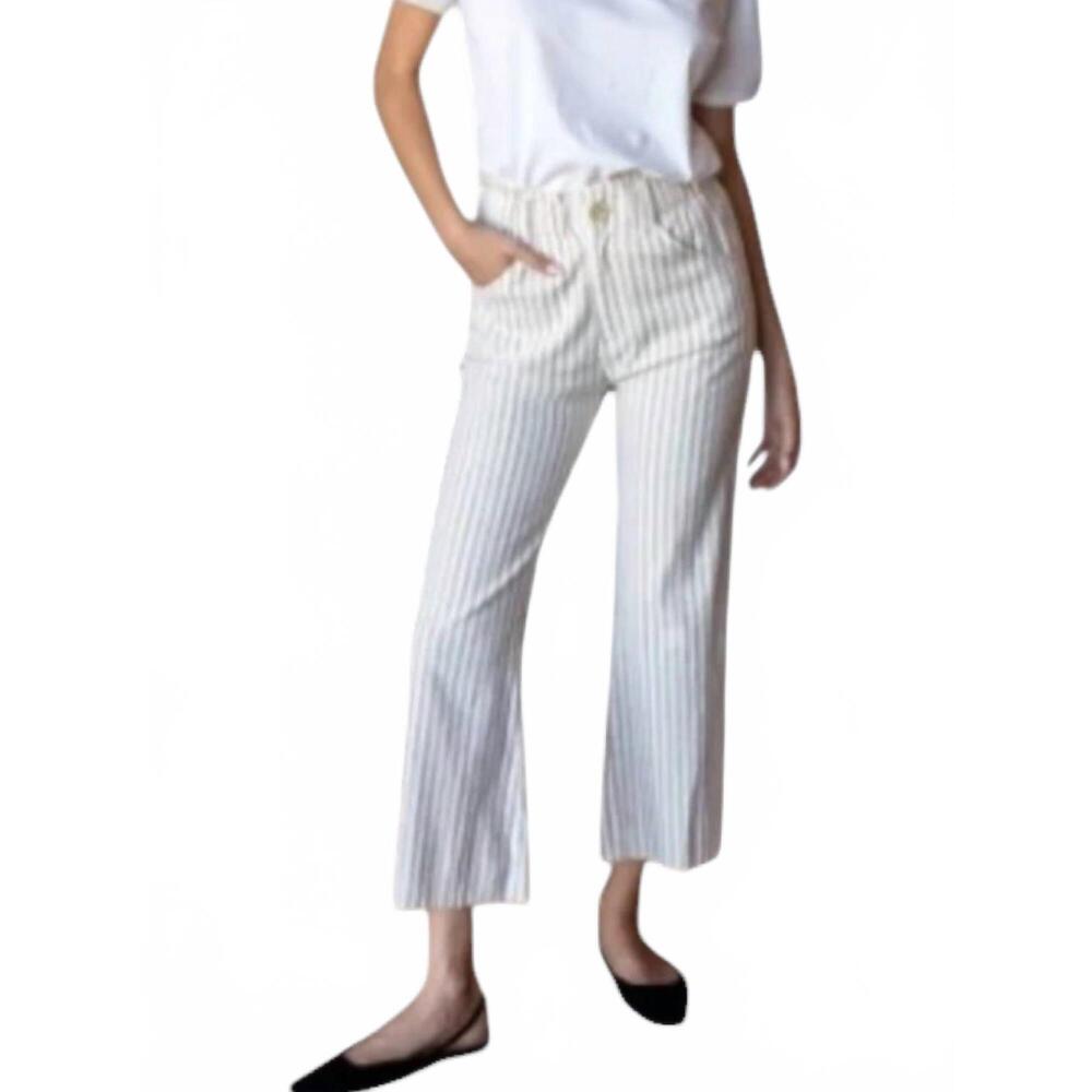 NEW EMERSON FRY johnny sailor pant in tan/white stripe